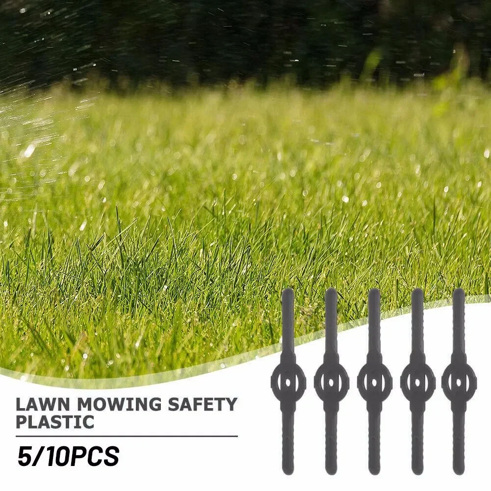Sharpen Blades Grass Trimmer 5/10pcs Tools 139mm Black Cutting Set Electric Garden Lawn Mowers Multiple Replacement
