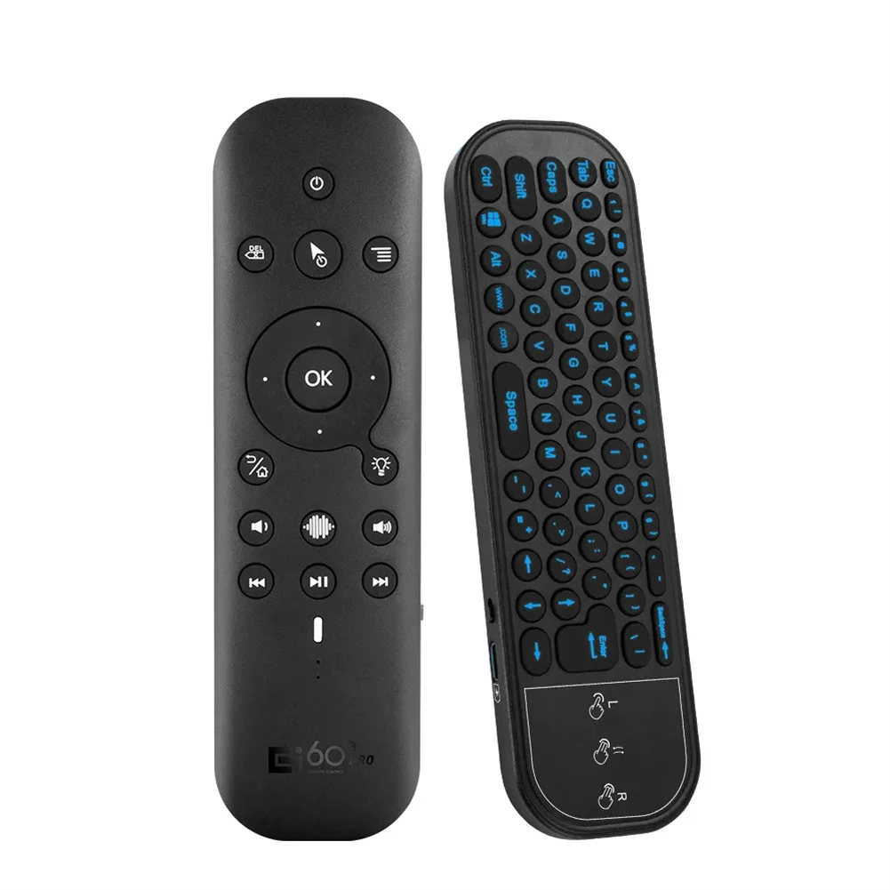 G60S Pro Universal Remote Control TV Replacement TVs Remote 2.4GHz & BT Dual Mode With Built-in Battery