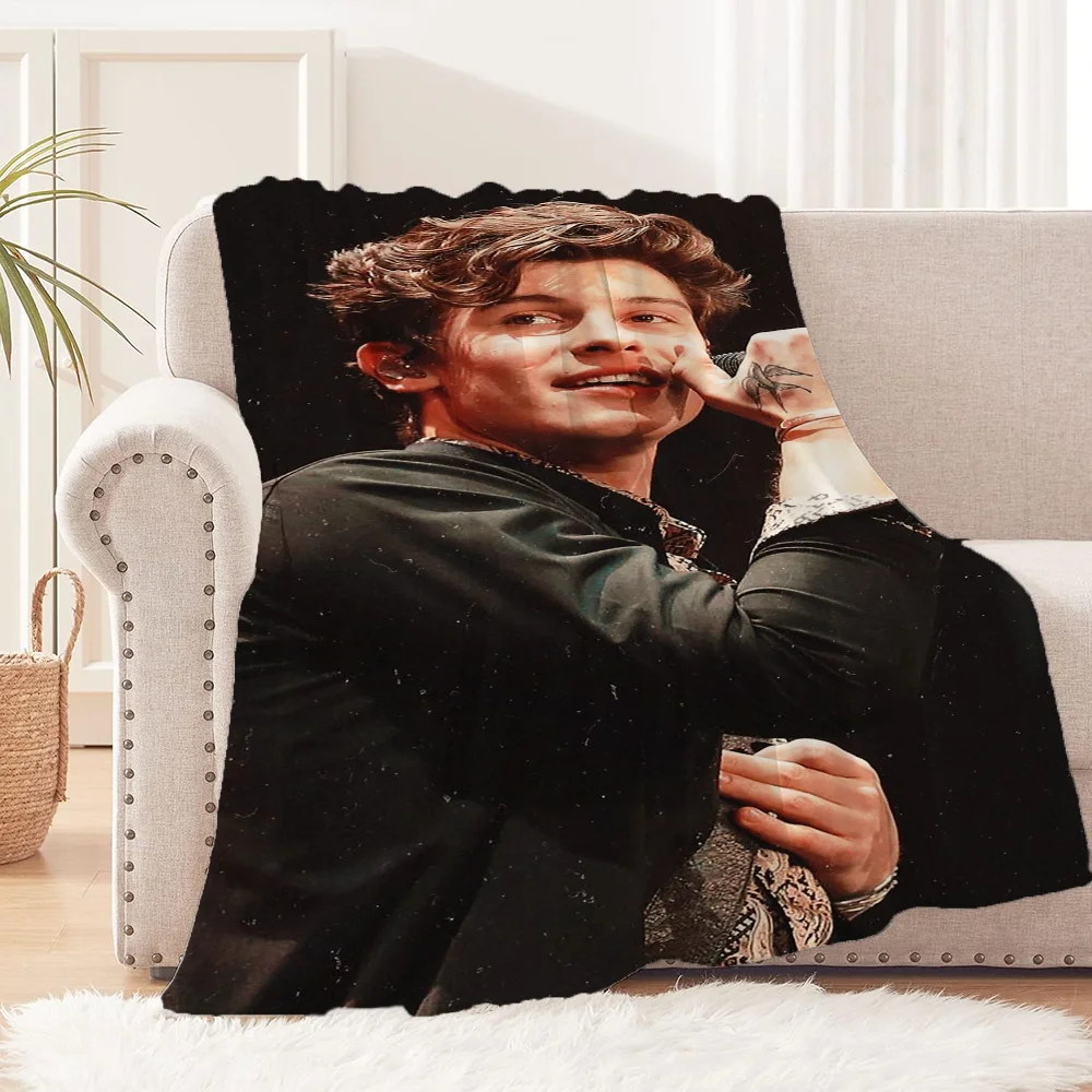 Bed Throw Blanket for Sofa Luxury Blanket King Size Shawn Mendes Interior for Home Fluffy Soft Blankets Sofa Decoration Cobija