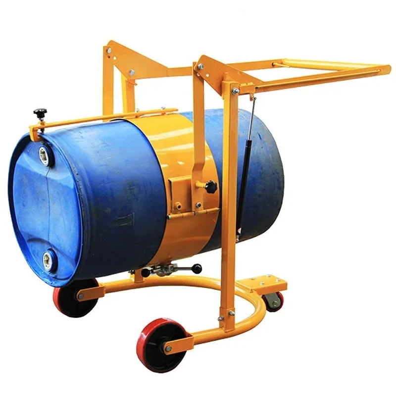 300Kg Stand, Handling Clamp, Manual 200L Tilting Dispensing Trolley, Drum Tipping Troll(Customized)