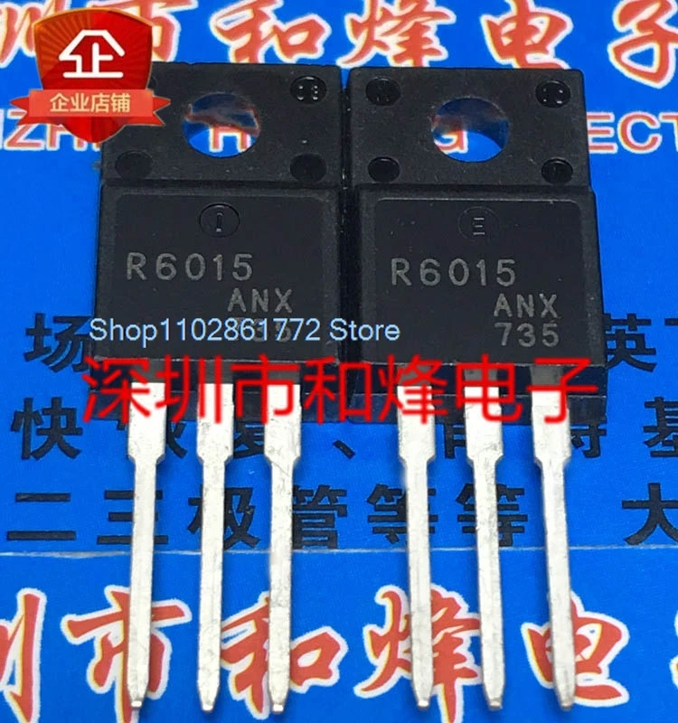 (10PCS/LOT) R6015ANX  TO-220F   600V 15A