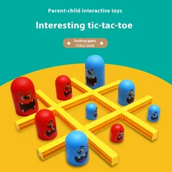 Tac Toe Big eat小型ゴブルボードゲーム、親子インタラクティブ、子供向けの教育玩具、クリスマスギフト
