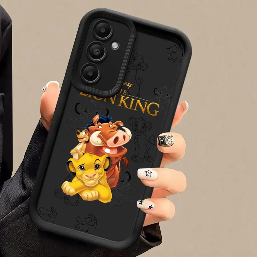 

Чехол для телефона Samsung Galaxy A55 A33 A15 A12 A30 A50 A24 4G A73 5G A13 A21s, противоударный чехол Disney The Lion King Simba