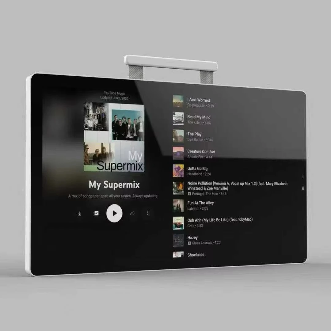 25 Inch Portable Touchscreen Monitor 1080p Android 14 Smart TV for Outdoor Camping Travel with Remote Control Display Tablet