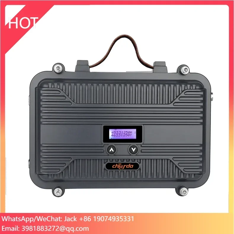 Hot Sale Analog Mini Duplex UHF Or VHF 10W IP67 Two Way Radio Portable Repeater Talk Range 20KM Walkie Talkie Base Station V9