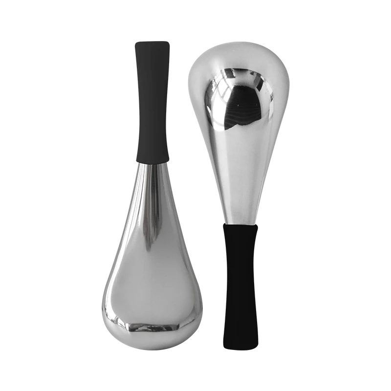 Mini bâtons cryogéniques pour le visage, 2 pièces, soins de la peau, Globes de glace pour femmes, Massage du visage et des yeux, outil de beauté en acier inoxydable, rouleau de refroidissement Gua Sha