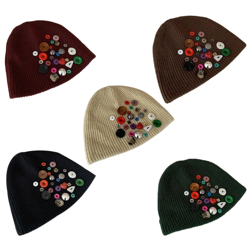 

Trendy Hollow Hook Flower Knit Hat Adjustable Size, Perfect for Winter Dropship