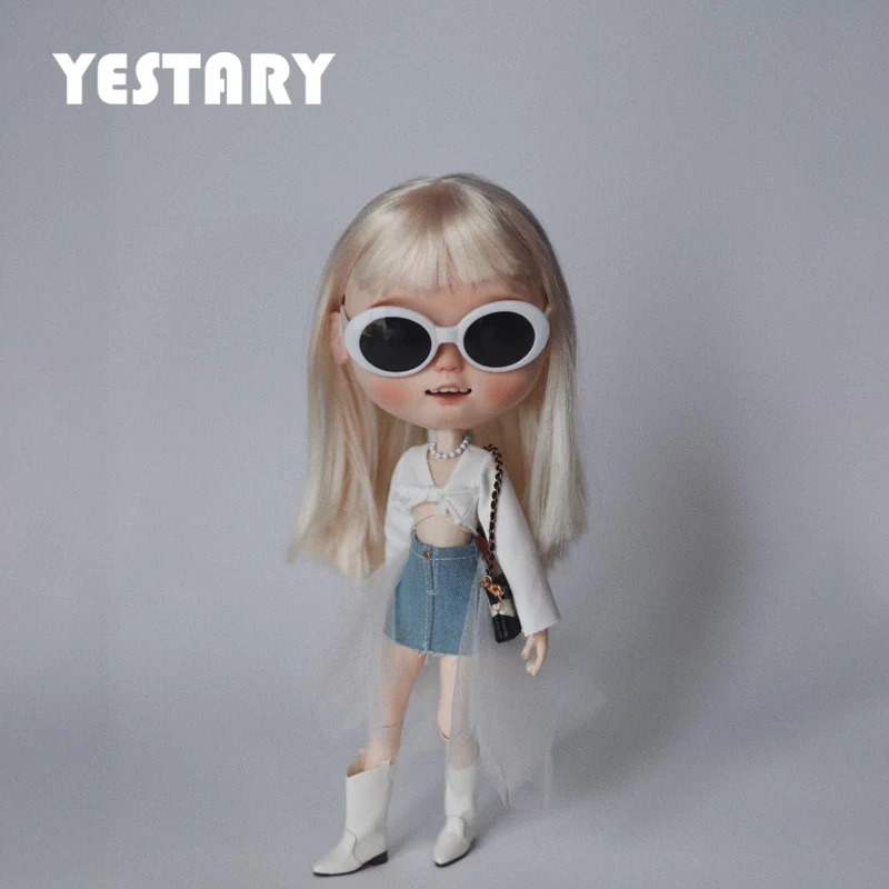 

YESTARY Blythe Clothing BJD Doll Accessories Dress Skirt Suit Clothing DIY Handmade Fashion Clothes For Ob24 Dolls Clothing Toys