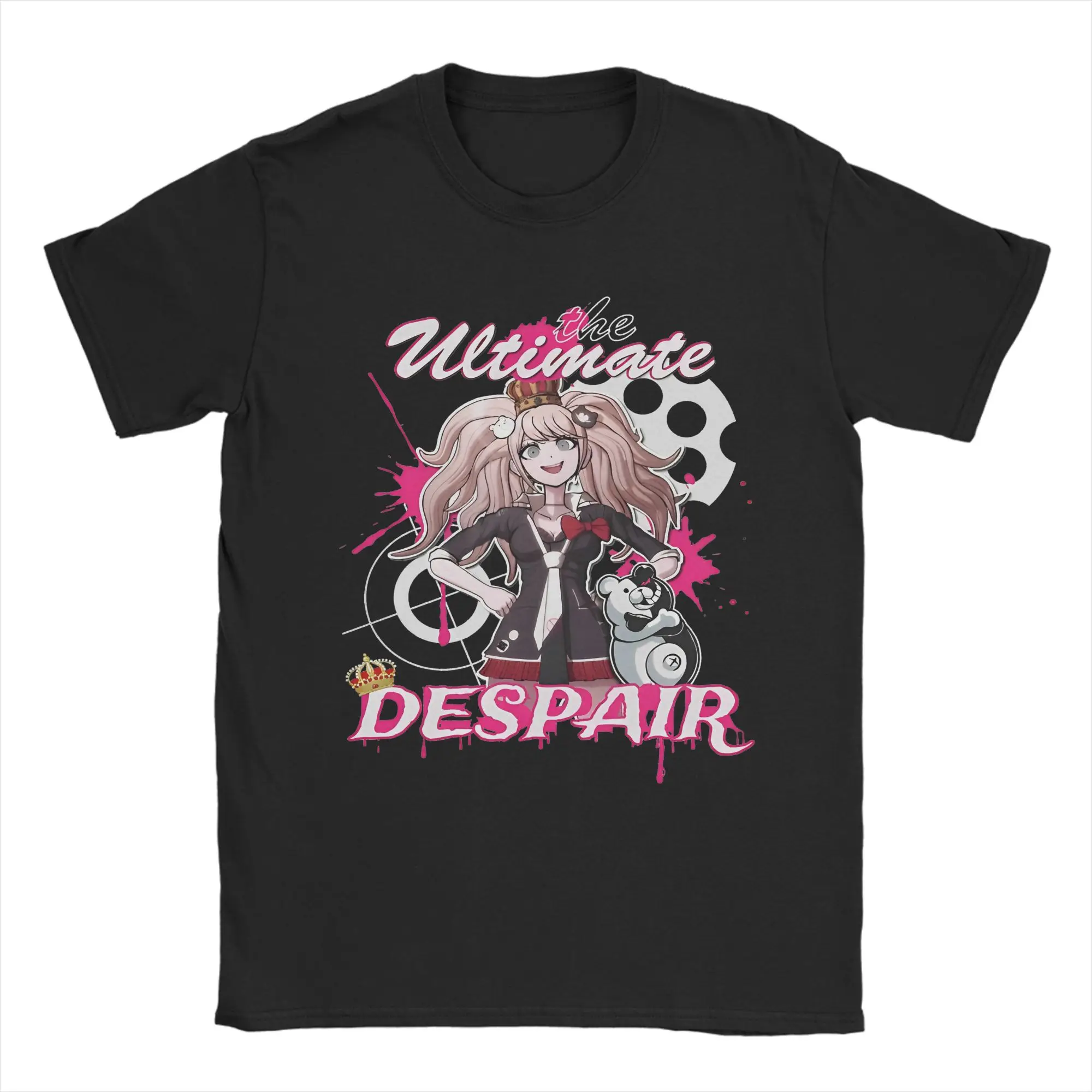 Men Women's T-Shirt The Ultimate Despair  Vintage Pure Cotton Tee Shirt Short Sleeve Danganronpa T Shirts O Neck Clothing Party