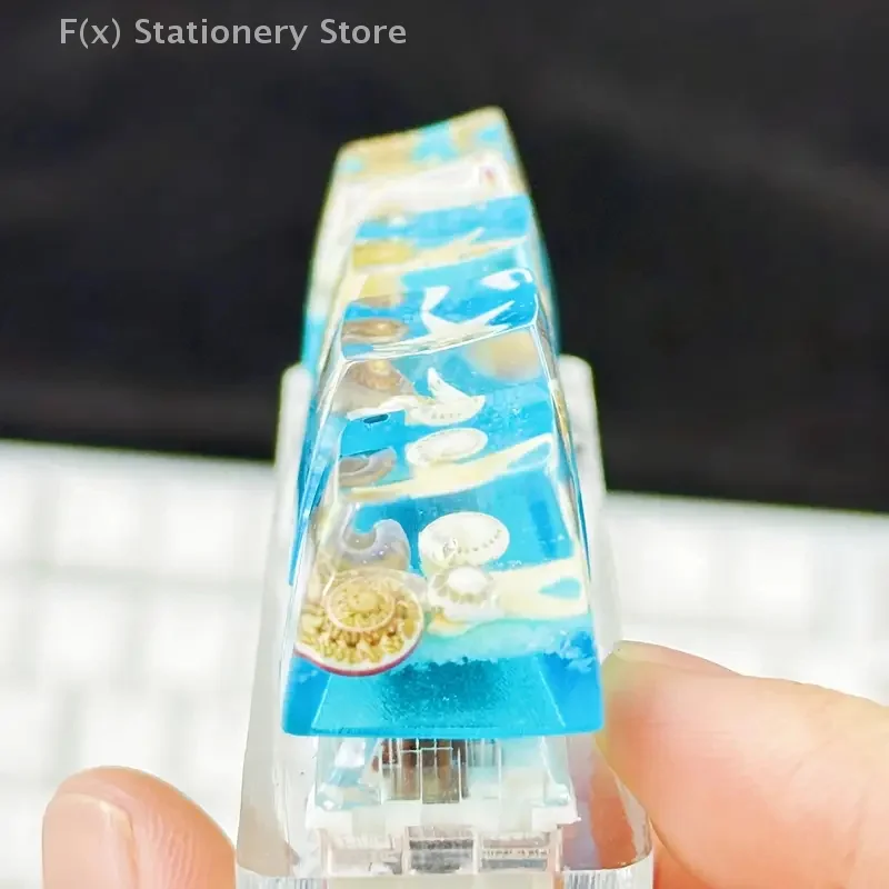 1Pcs Personality Fashion Conch Starfish Keycap Creative Summer Ocean Key Caps DIY Keyboard Accessories