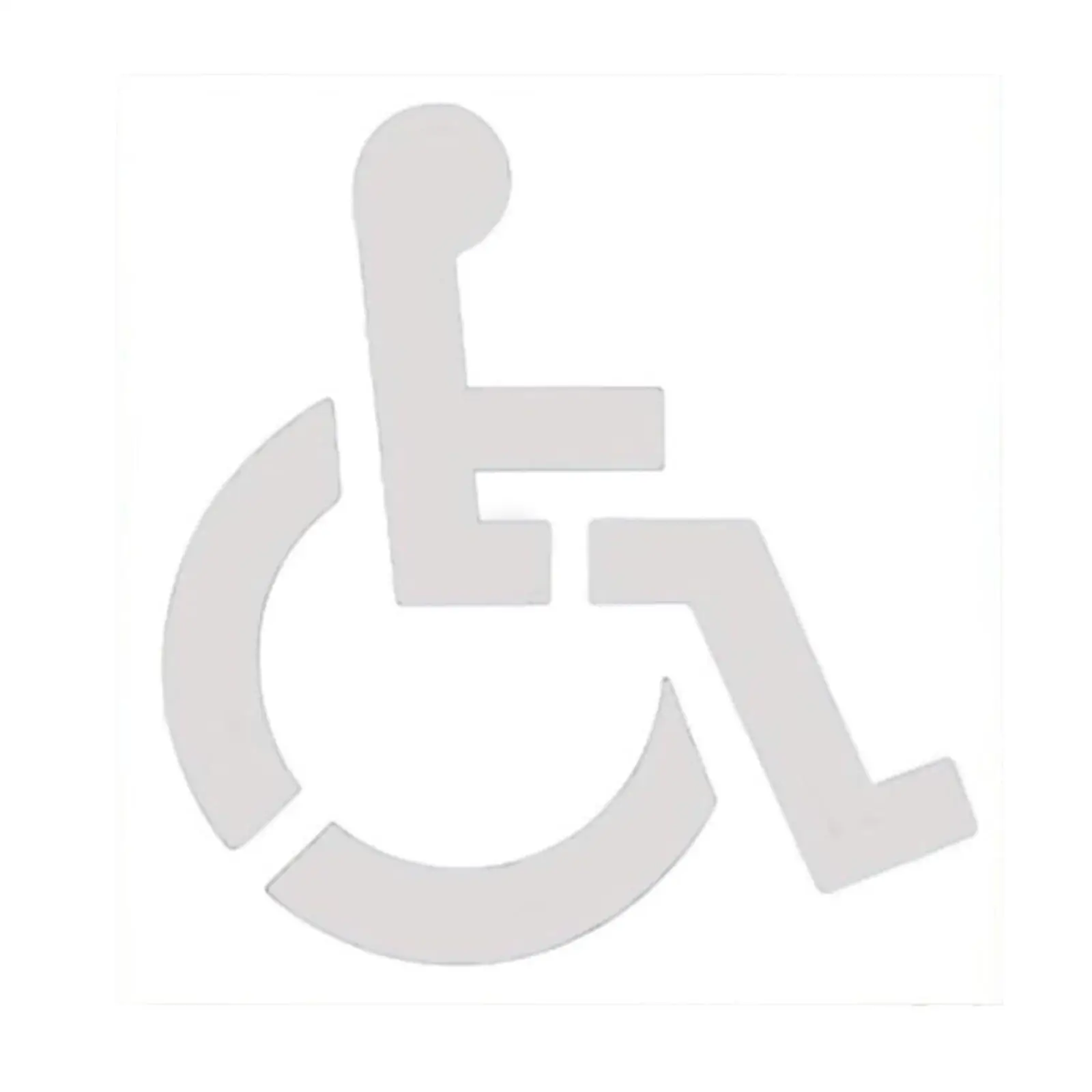 Parking Stencil Symbol Flexible Silicone Stencils for Concrete Customization Accessible Spaces Marking
