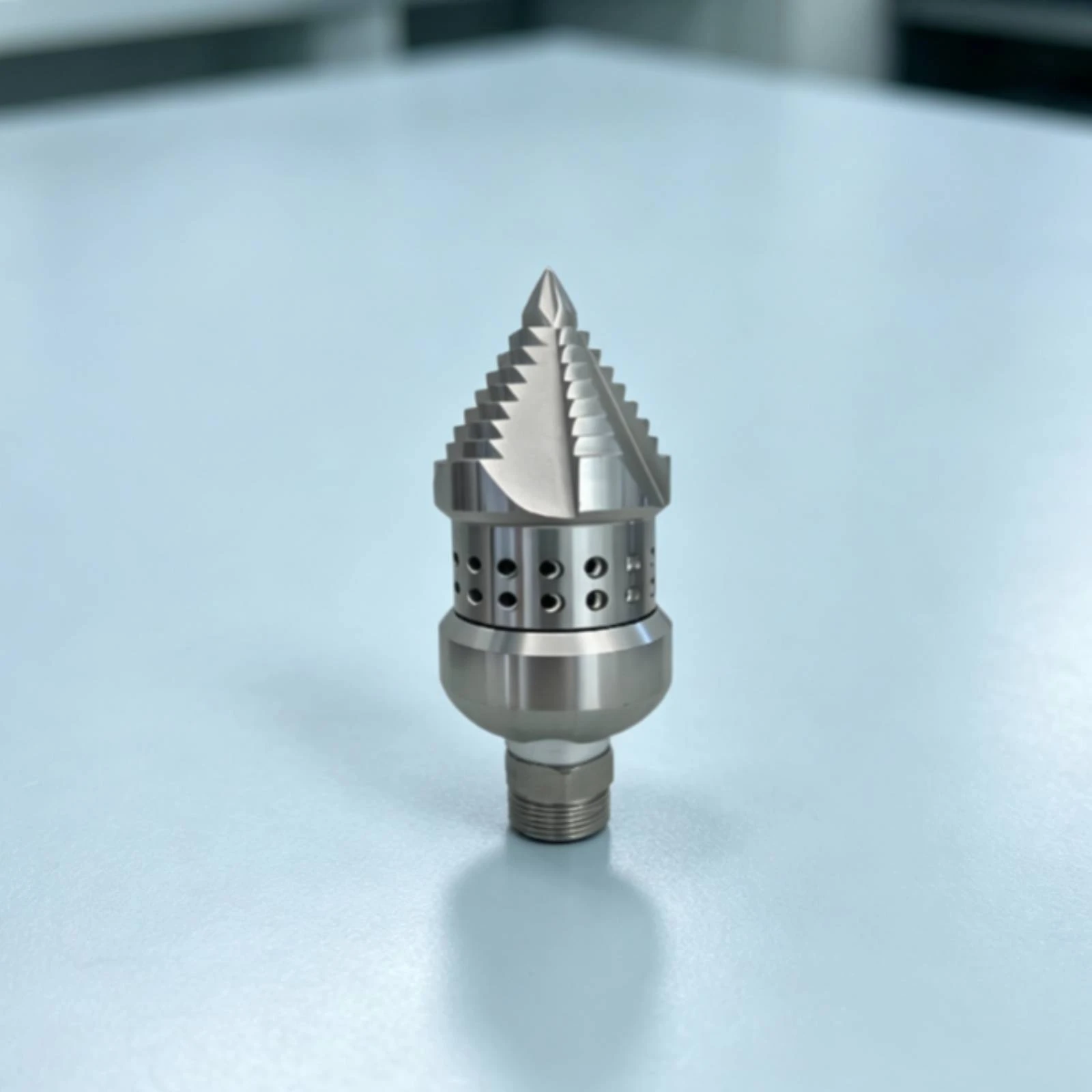 Nozzle with Rotary Head Rotating Rotary Spray Head Drain-Cleaning Nozzle High Efficiency Easy to Use for Plumbers