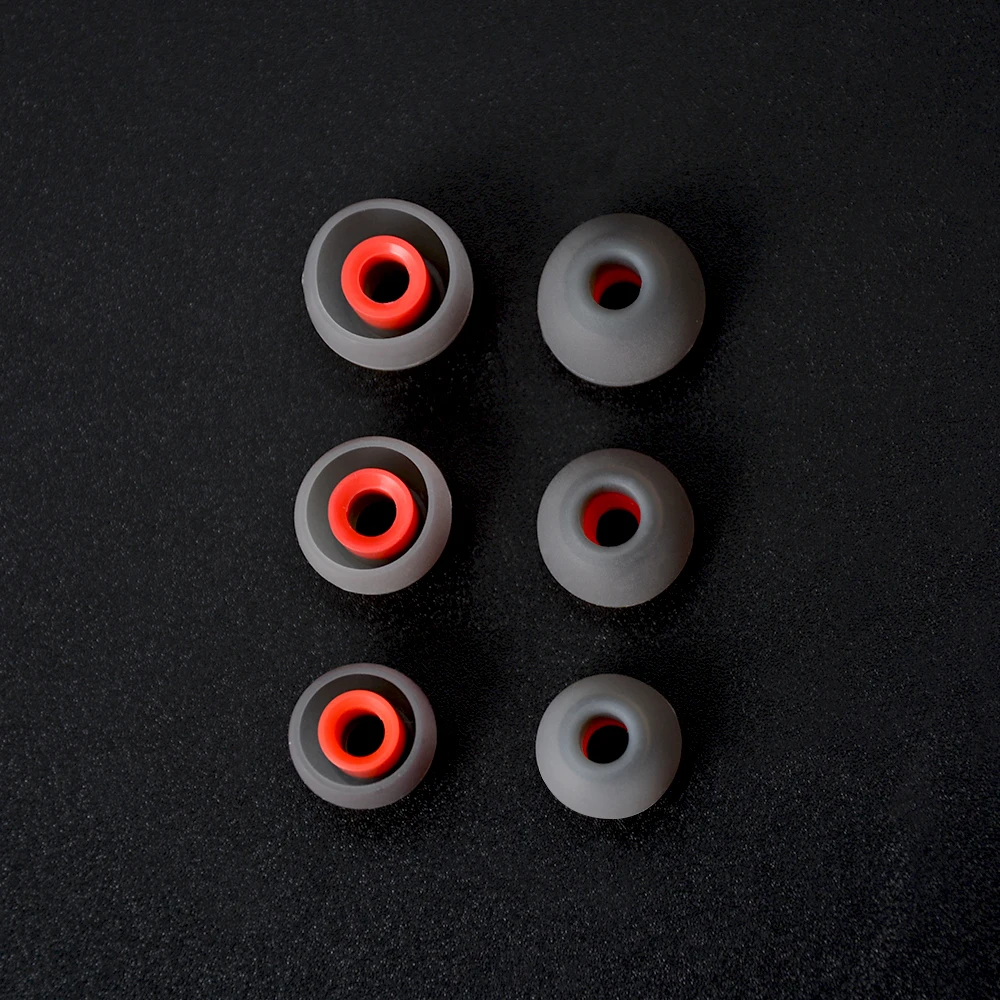 NiceHCK 3 Pairs(6pcs) L M S In Ear Tips Earbuds Earphone Silicone Eartips/Ear Sleeve/Ear Tip/Earbuds For KZTRNCCAEarphone