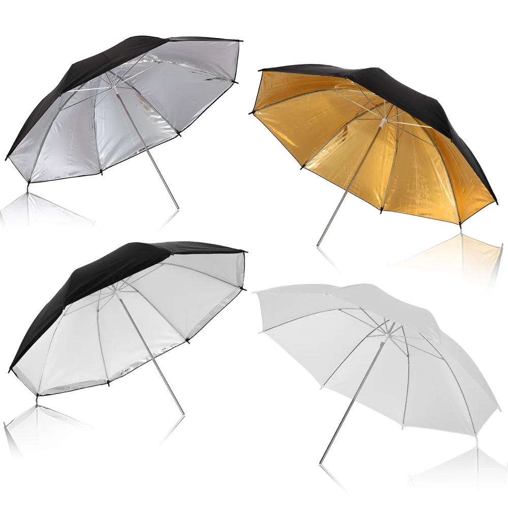 

33"83CM Reflective Soft Light Umbrella For Photography Flash Photo Studio Reflective Grained Umbrellas