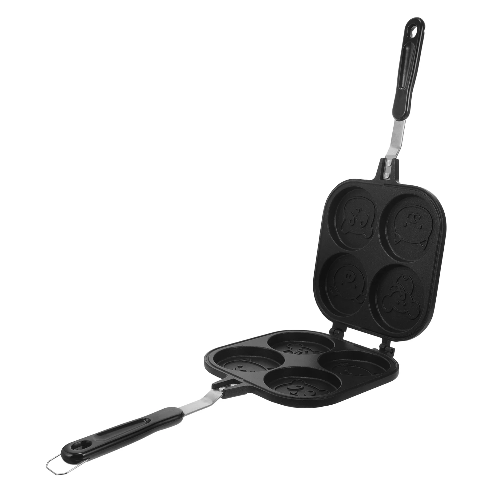 

Four-Hole Non-Stick Egg Frying Pan Creative Making Mold Kitchen Breakfast Skillet Cooker Wear-Resistant Bottom Even