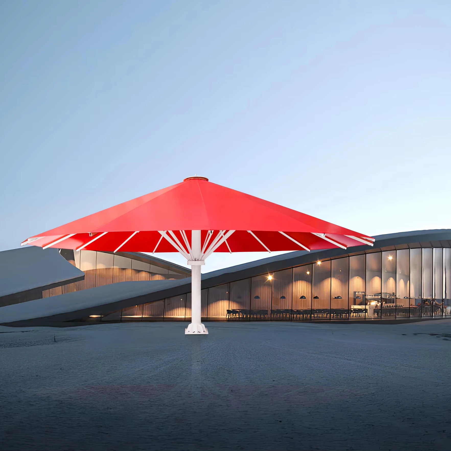 ATV&UTVLarge Big Beach Casino Playground Theme Amusement Park Resort Hotel Umbrella Parasol Big Shade Patio Led Outdoor Large Um