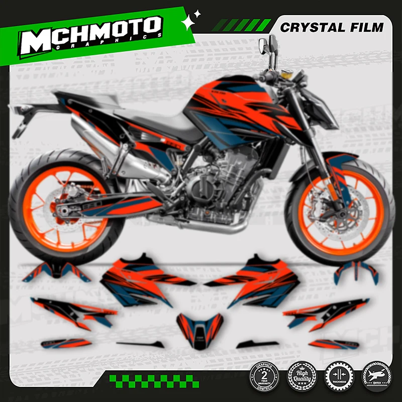 

MCHMFG Custom Team Motorcycle Graphics Decals Stickers Kits For KTM Duke 790 890 2018 2019 2020 2021