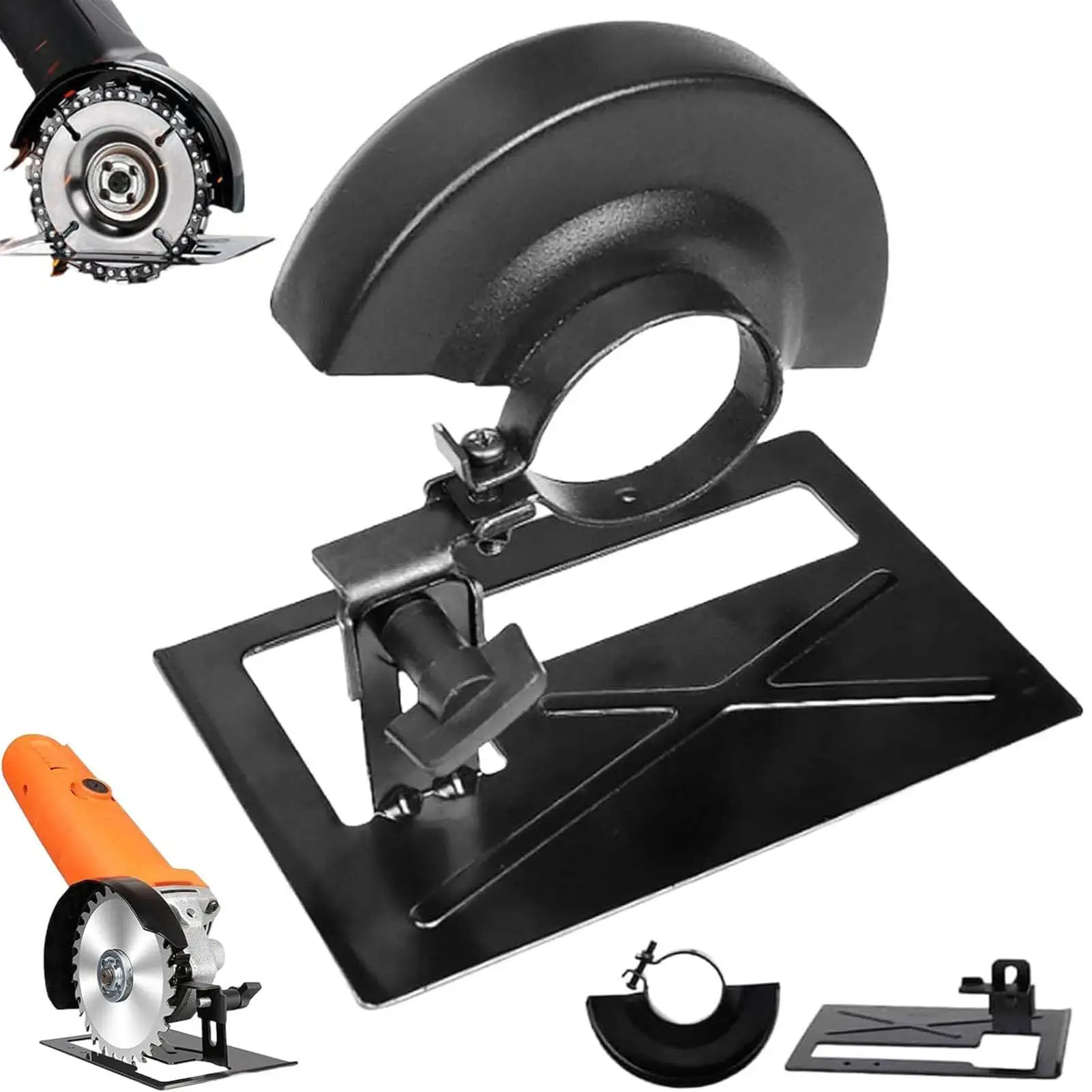 new Angle Grinder Stand Protective Shield Cover Adjustable Thickened Guard For Enthusiasts Professionals Construction Sites Tool