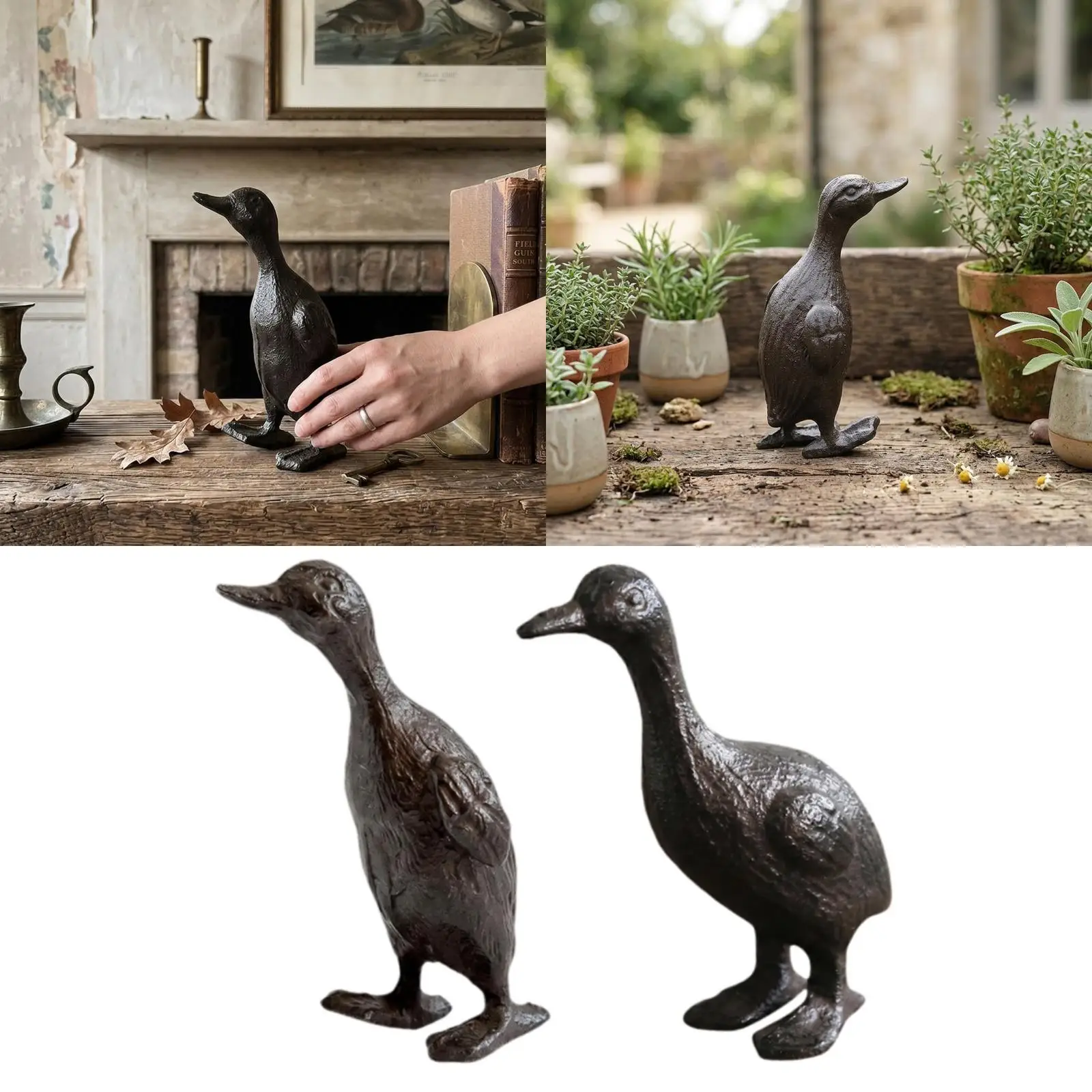 

Duck Statue Heavy Duty Crafts Stable Birthday Gifts Duck Figurine Desktop Ornament Duck Garden Figure for Office Tabletop Home