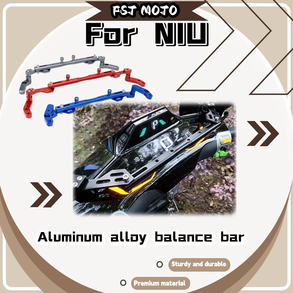 For Niu E-bike Thickened Alloy Crossbar Shockproof Stable Without Vibration At High Speed Travel Fittings