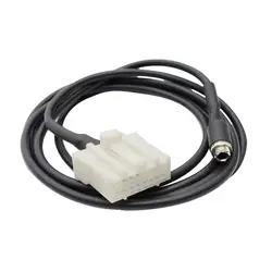 AUX Input Female Jack 3.5mm Audio Adapter Cable for 4 4S 5 5S MP3 To Mazda 2 3 5 6 RX8 MX-5 Car Player