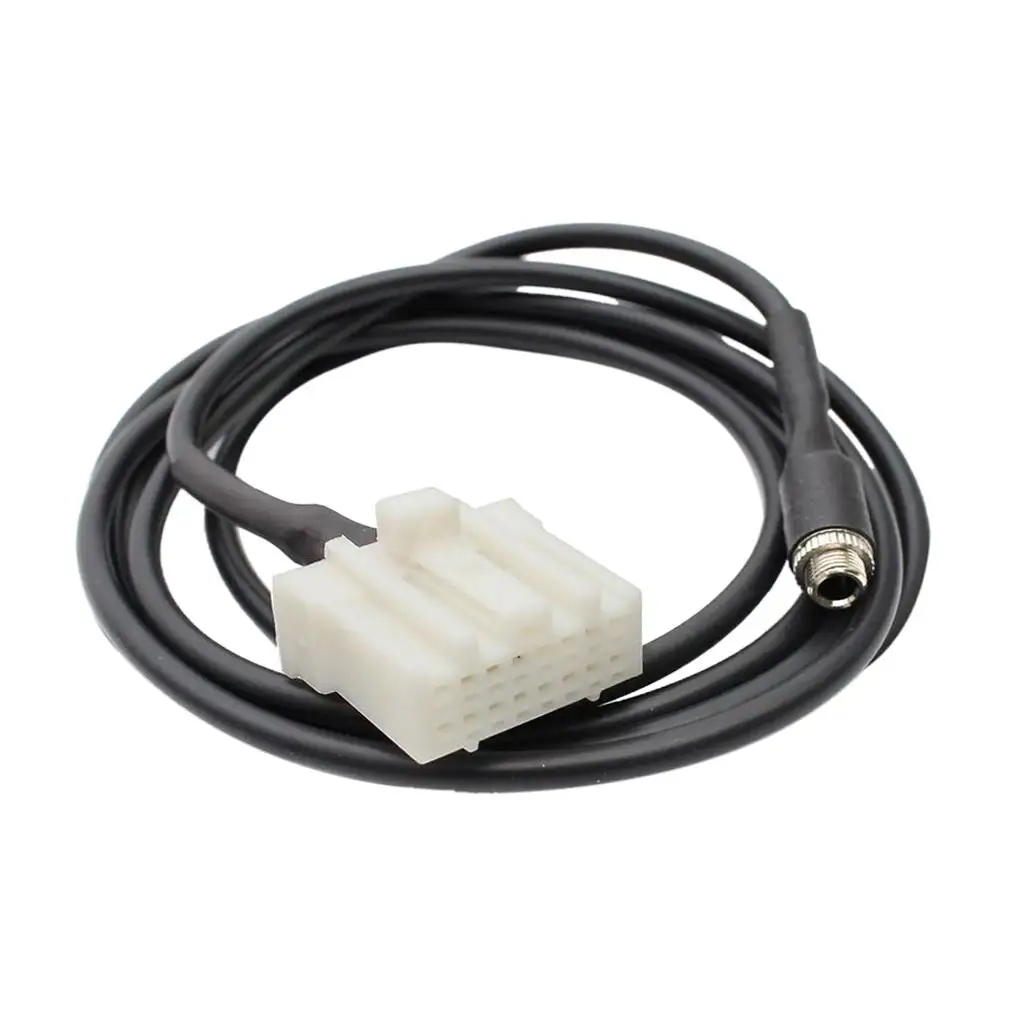 Wejście AUX żeńskie Jack 3,5 mm Adapter audio do odtwarzacza samochodowego 4 4S 5 5S MP3 do Mazda 2 3 5 6 RX8 MX-5