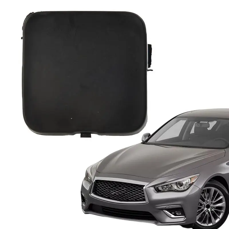 Car Rear Tow Hook Eye Bumper Cover Piece Hole Access Traction Cap Case Guard Panel Trailer Lid For Infiniti 2014 – 2018 Q50