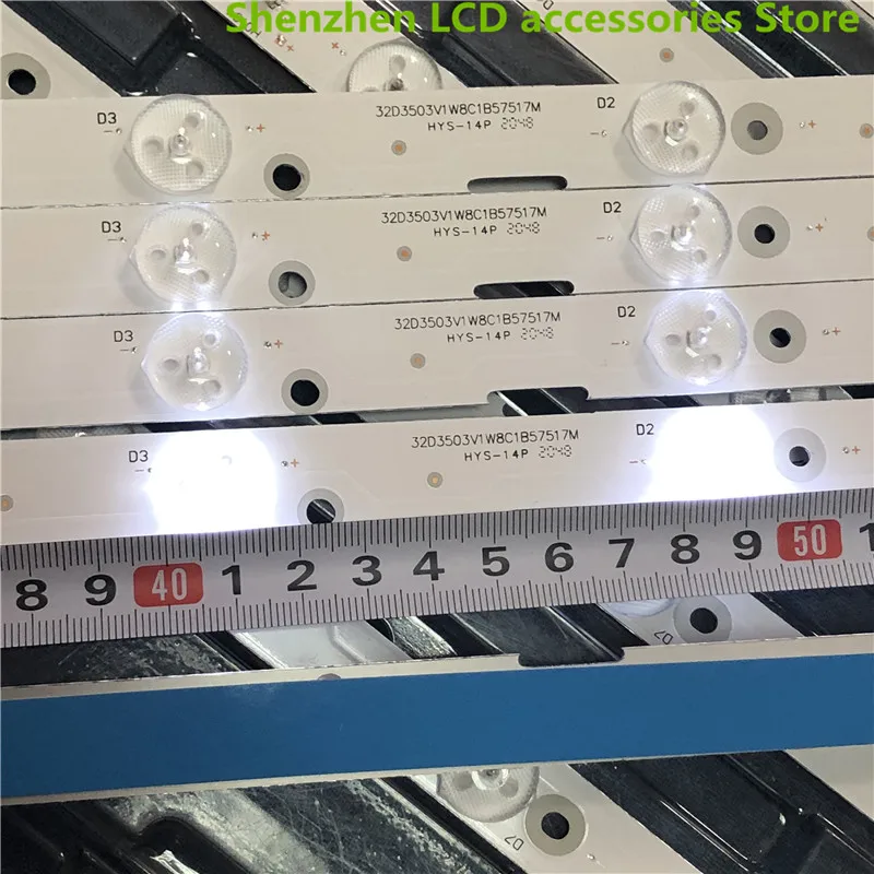 LED Backlight For LE32F50 LE32F33 Light Bar ZH32D08-ZC14F-01 1-315-316-33 303XH320031 aluminium 100%new