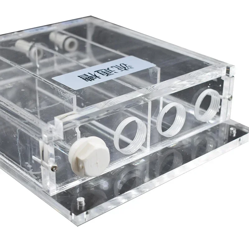 Acrylic flow cell is used for installing ph Residual chlorine Dissolved oxygen Conductivity sensor and electrode