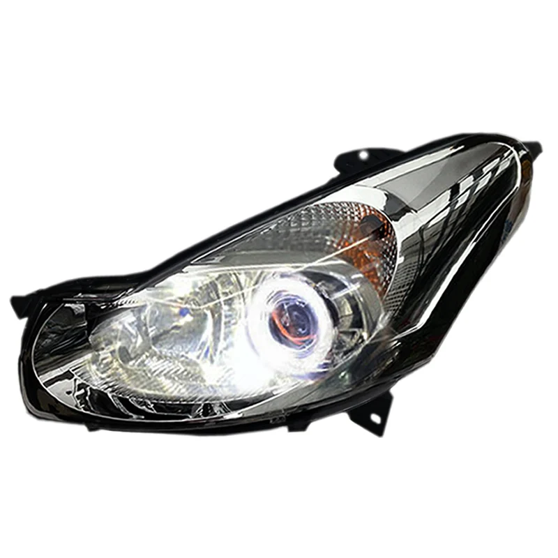 Customized Full LED Headlights For Citroen C2 2006-2012 Bi-xenon Projector Lens Front Lamps With DRL