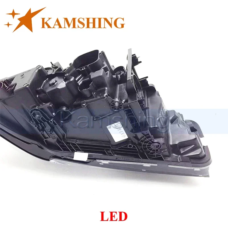 CAPQX Front Headlight Base Cover For BMW 5 Series G30 G38 2020-2022 Head Light Back Lid Head Lamp Rear Shell Headlight Base