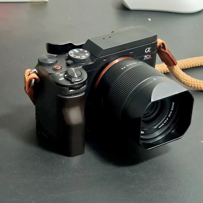 Для Viltrox AF 40 мм F2.5 FE/Z AF 56 мм F1.7 FE/Z/XF AF20 мм F2.8 FE/Z байонетная металлическая квадратная бленда с бесплатной металлической крышкой