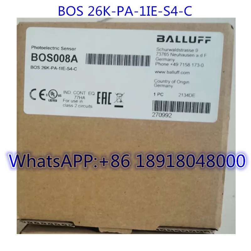 

Brand New BOS008A sensor BOS 26K-PA-1IE-S4-C module Fast Shipping