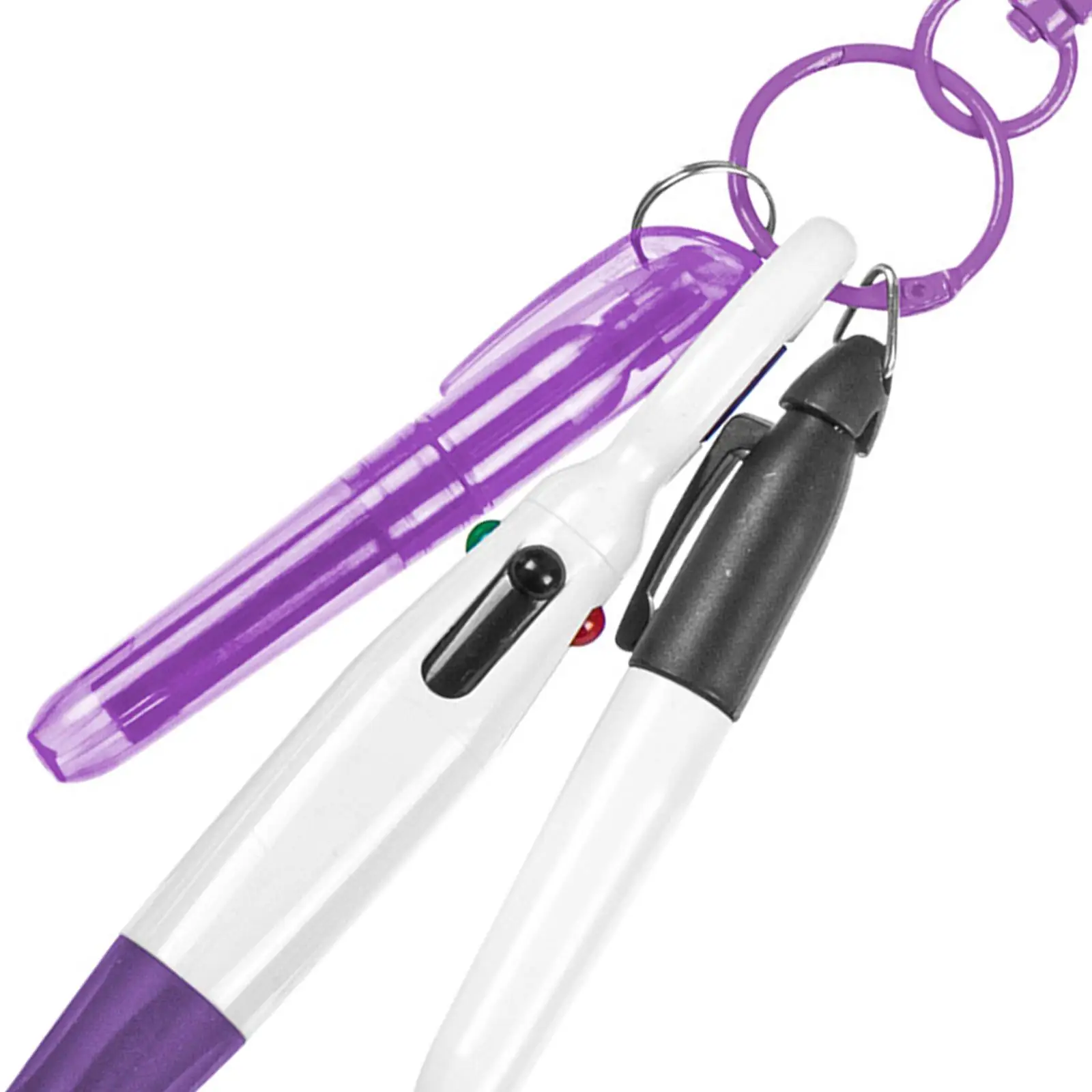 Paquet de 2 à 4 stylos avec mousqueton, cadeau pour la journée des infirmières, stylo navette polyvalent