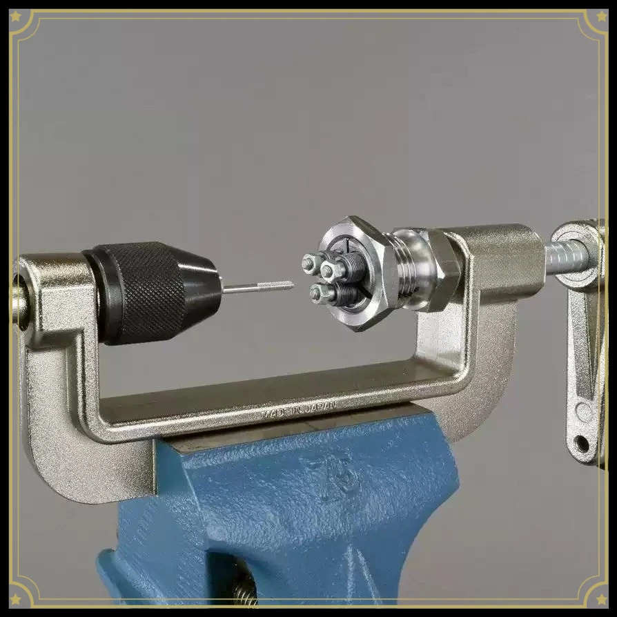C-702 Bicycle Spoke Thread Chaser Professional Stainless Steel Spoke Thread Repairing Tool