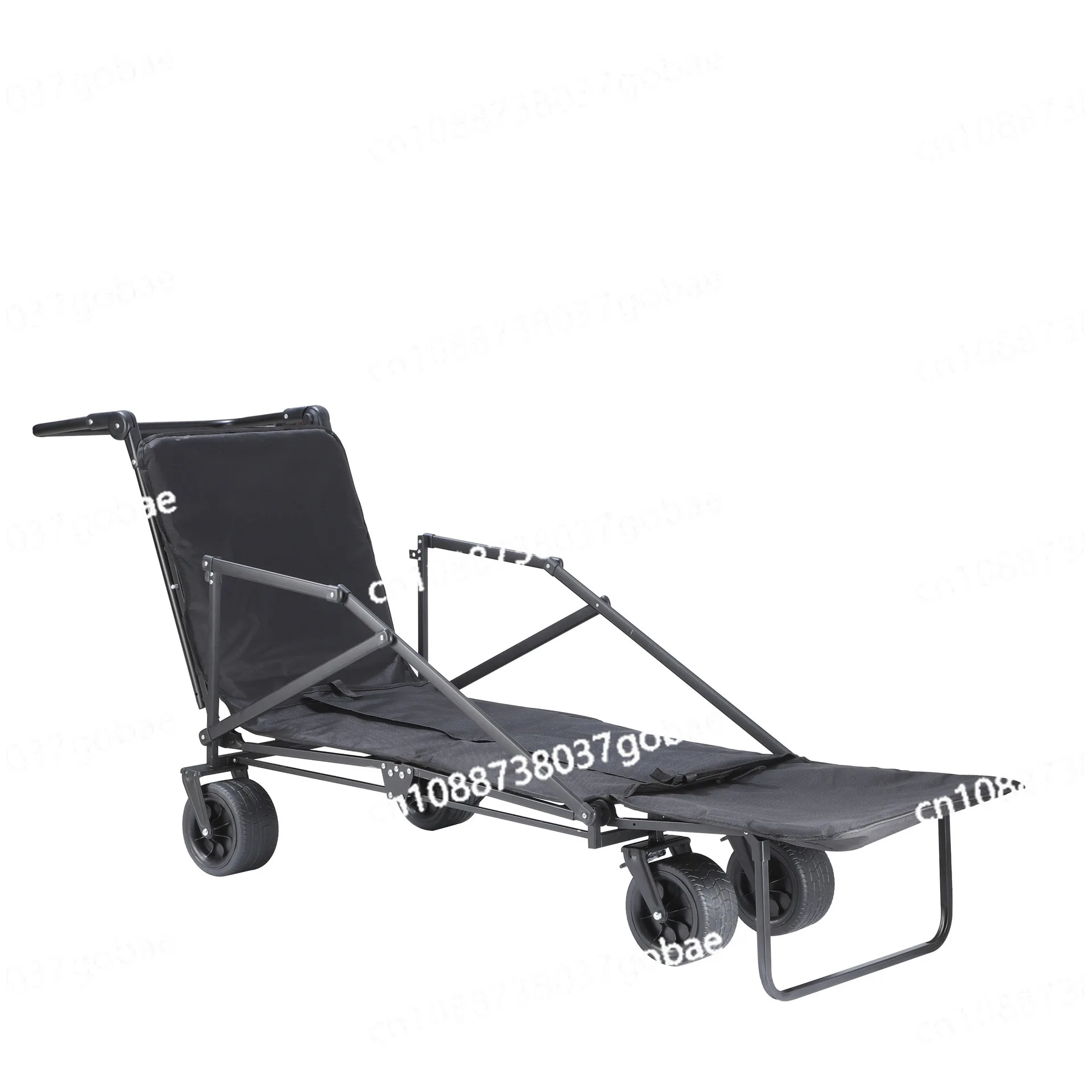 Camping one-car dual-purpose seating camp car outdoor travel picnic car folding special trolley