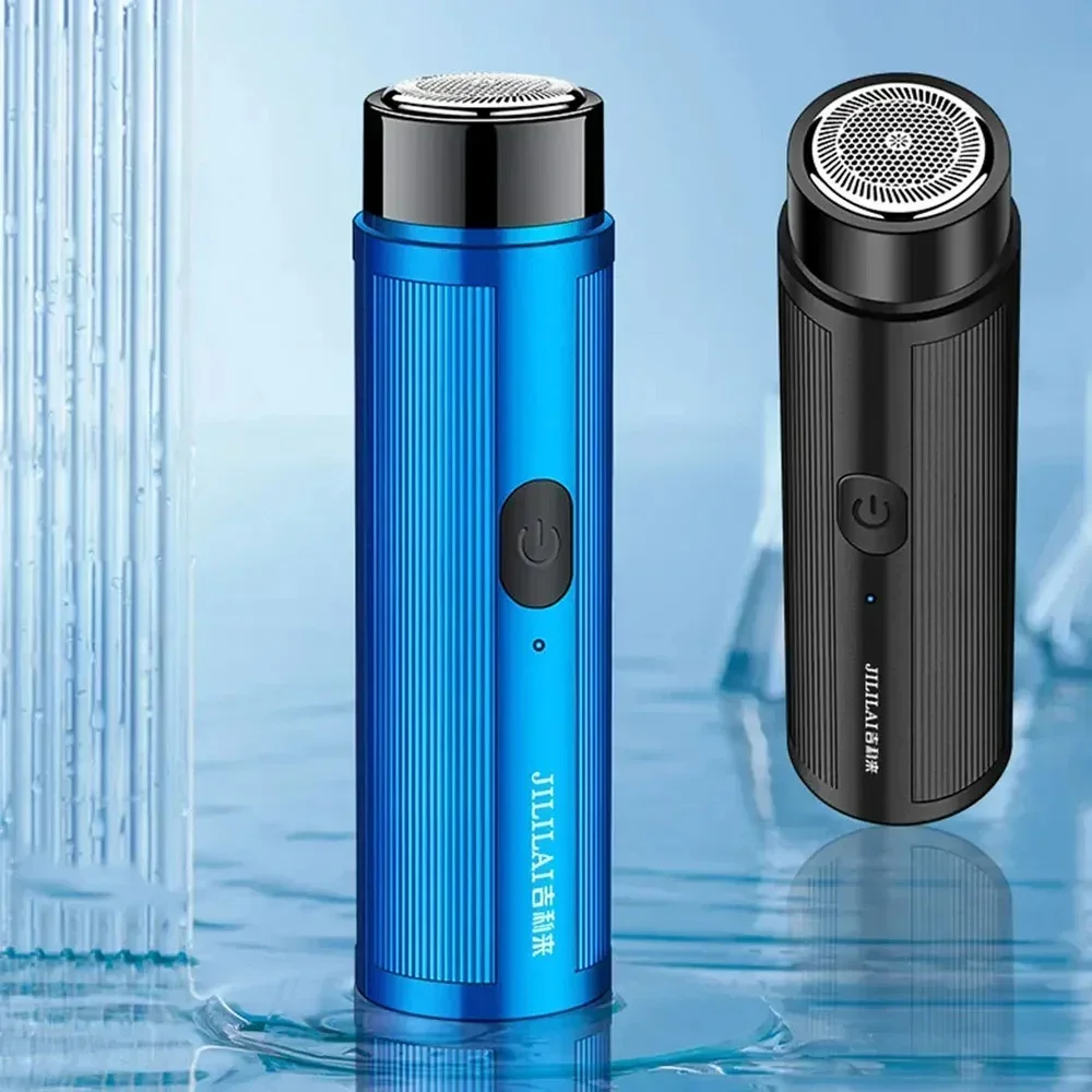 Mini Tragbarer Elektrischer Rasierer für Männer, USB-Aufladbarer Langlebiger Rasierer, Taschen-Rasiermaschine für Bartpflege und Täglichen Gebrauch – Detail 3