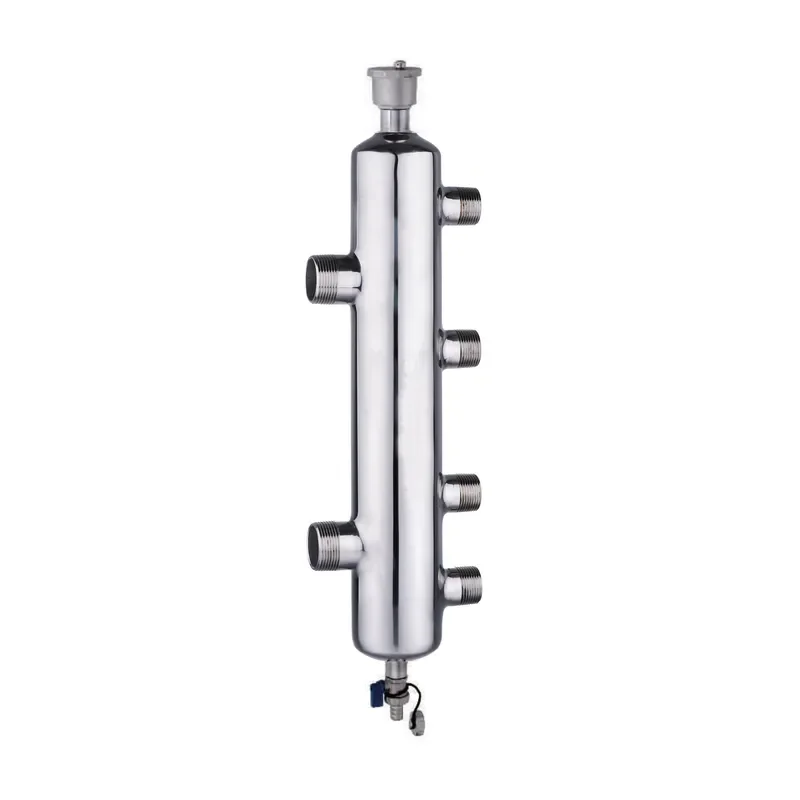 High Quality 304 Stainless Steel Underfloor Heating System Water Distribution Manifold, Radiant Underfloor Heating Manifolds