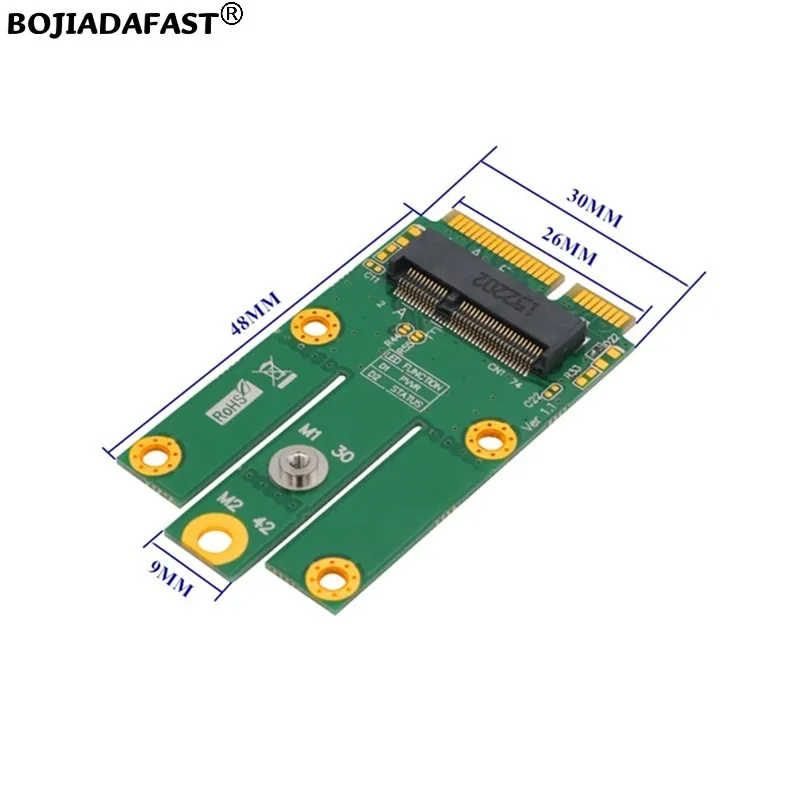 Интерфейс Mini PCI-E MPCIe для M.2 NGFF K ey A + E, слот-адаптер для беспроводной карты Intel ax200 ax210, модуль Wi-Fi BT