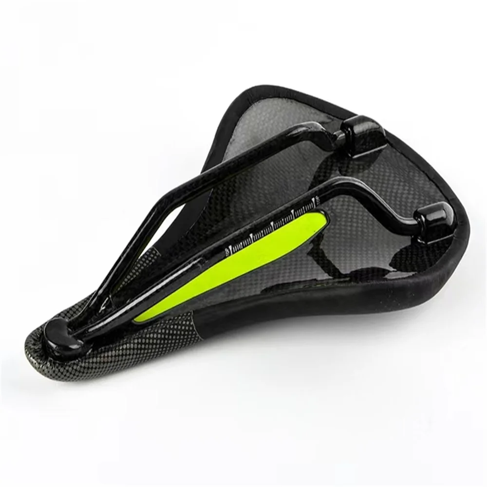 2024New CARBON fiber saddle road mountain bike saddle for men riding bicycle saddle off-road comfortable racing seat