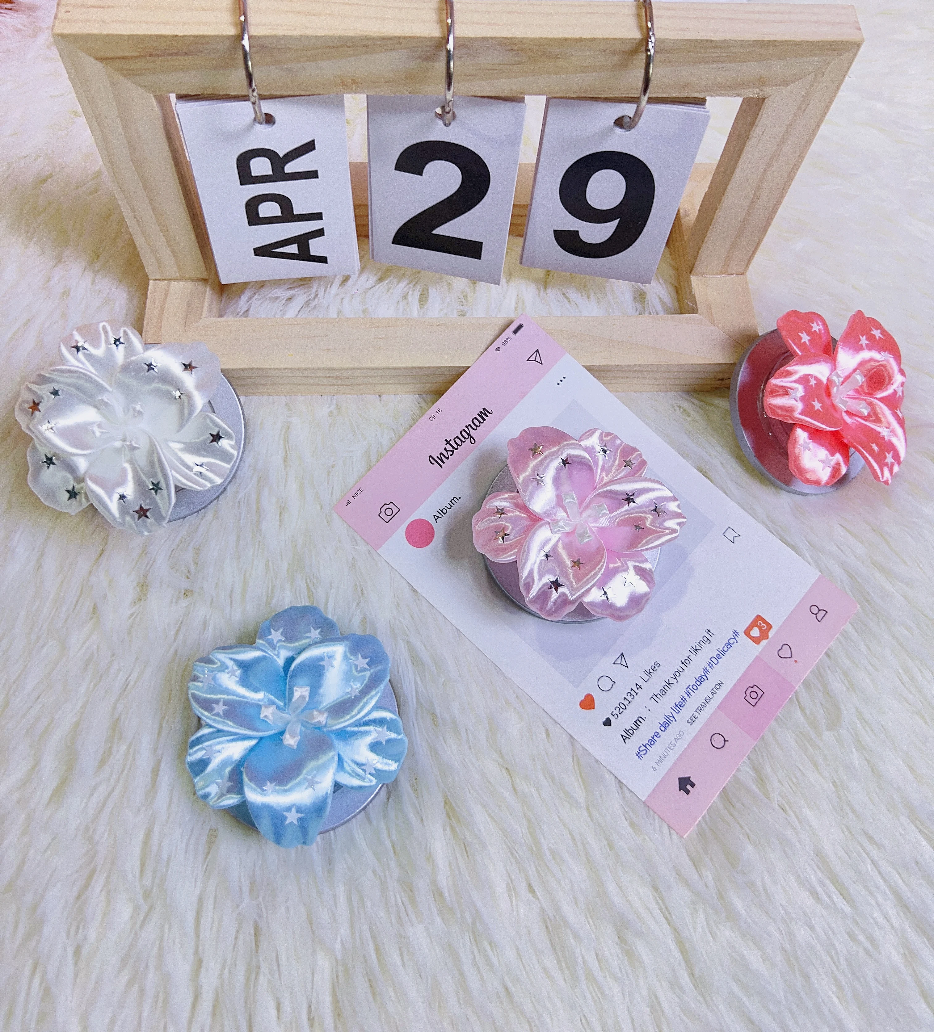 Magnetischer 3D-Blumen-Handy-P – Phone Accessories For Teen Girls Bewertung und Preis