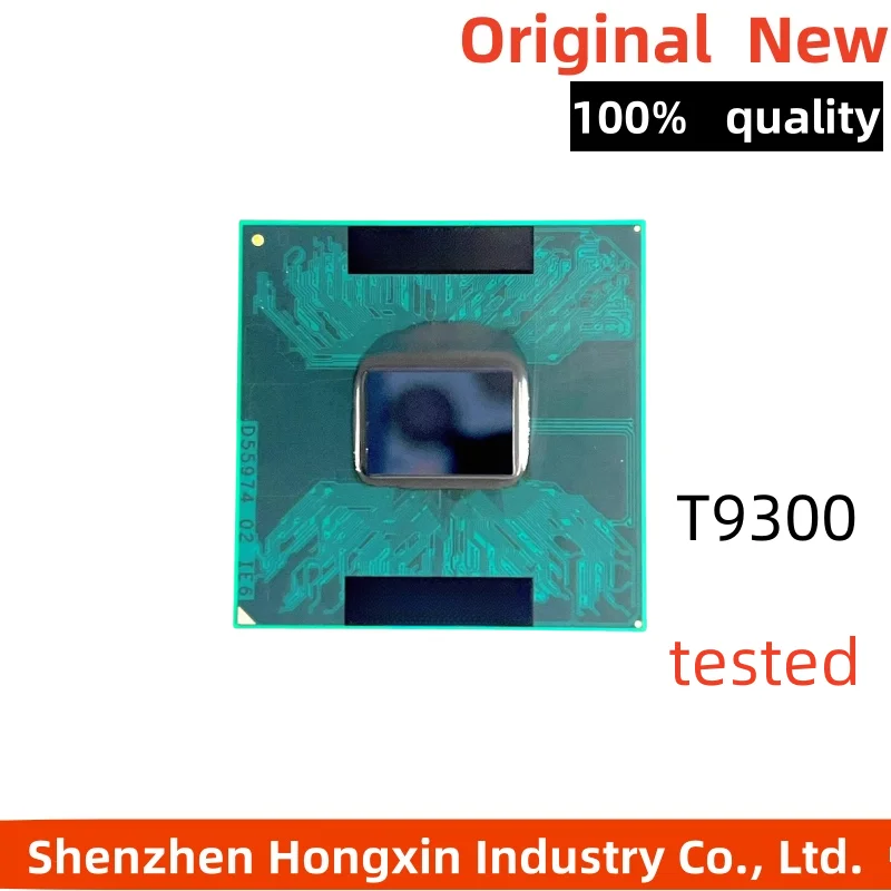 100%  Core 2 Duo T9300 CPU Laptop processor PGA 478 CPU For HM55