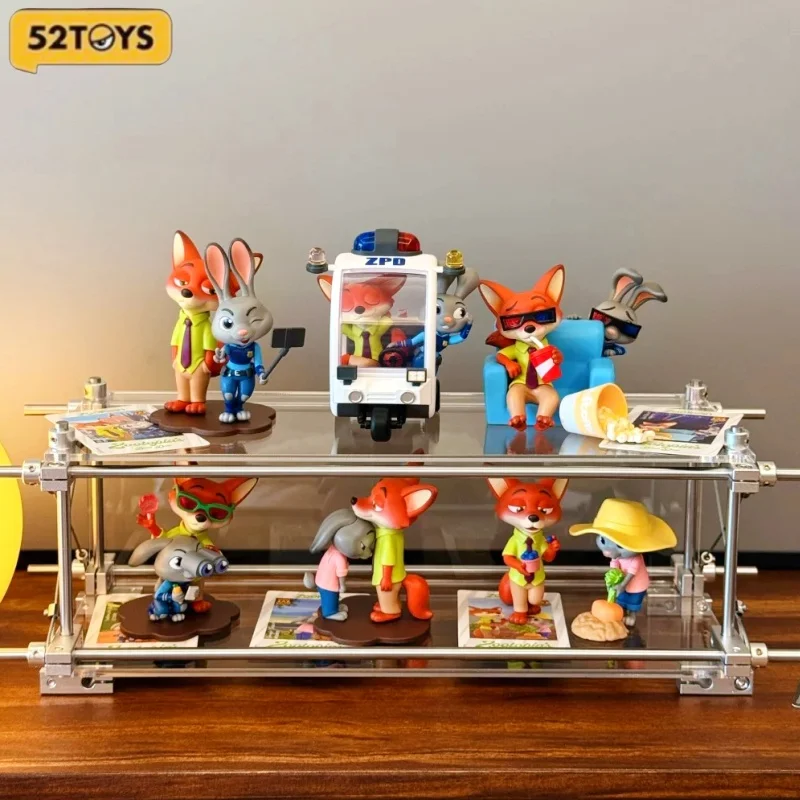 

Hot Genuine Disney Zootopia Best Duo Blind Box Toys Nick Judy Anime Action Figures Desktop Decor Collectible Figrue Toy Gifts