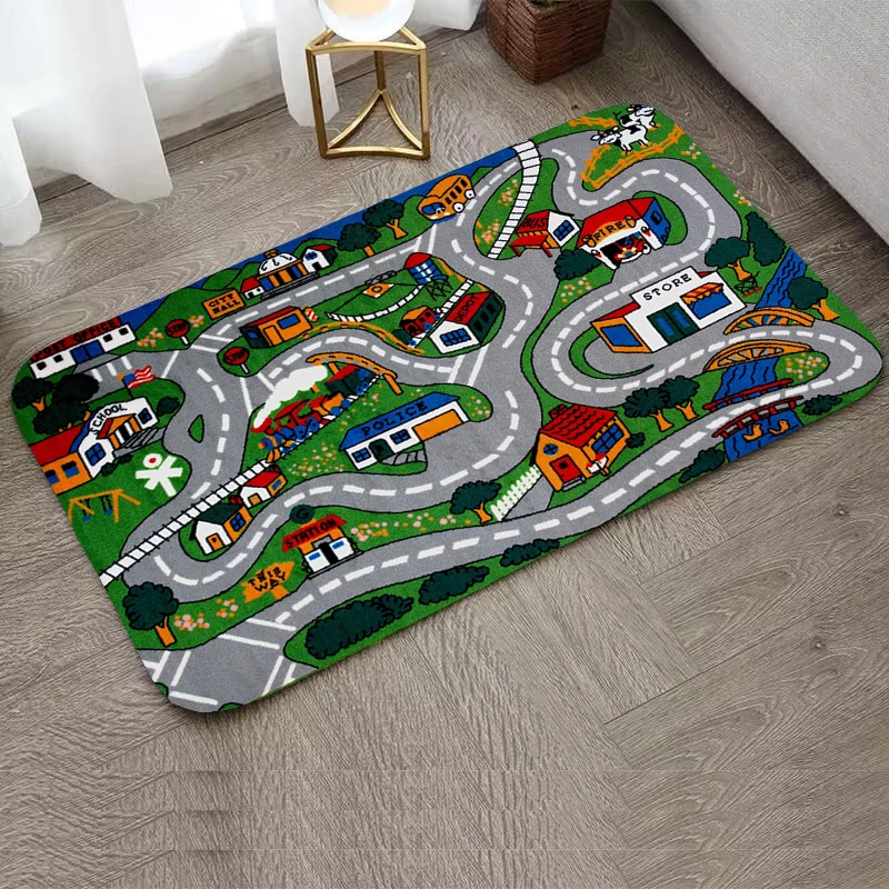 

Children Football Game Mat Door Mats Rug House Entrance Mat Bathroom Floor Mats Carpet Living Room Home Decoration Foot Bath