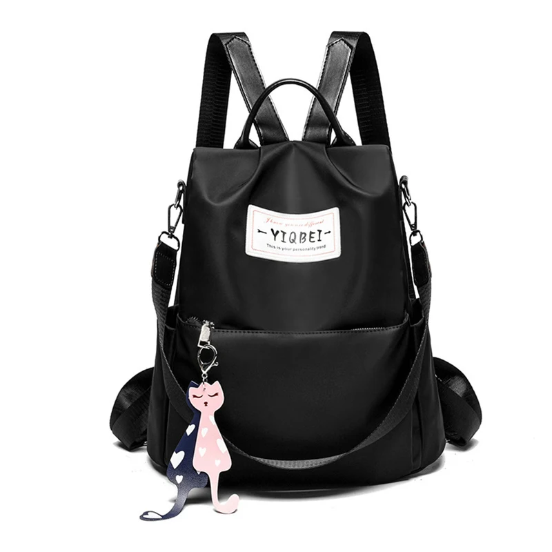 2023 New Minimalism Female Backpack Pu Leather Youth Women Bagpack Beautiful Fashion Girl Casual Rucksacks Lady Shoulder Bag