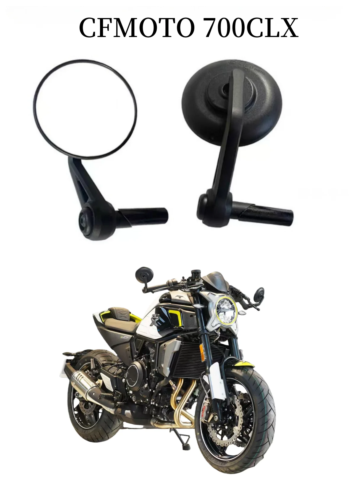 

Poignées de rétroviseur pour CFMOTO 700CLX, protecteur de guidon, bordure latérale, accessoires d'origine, nouveau