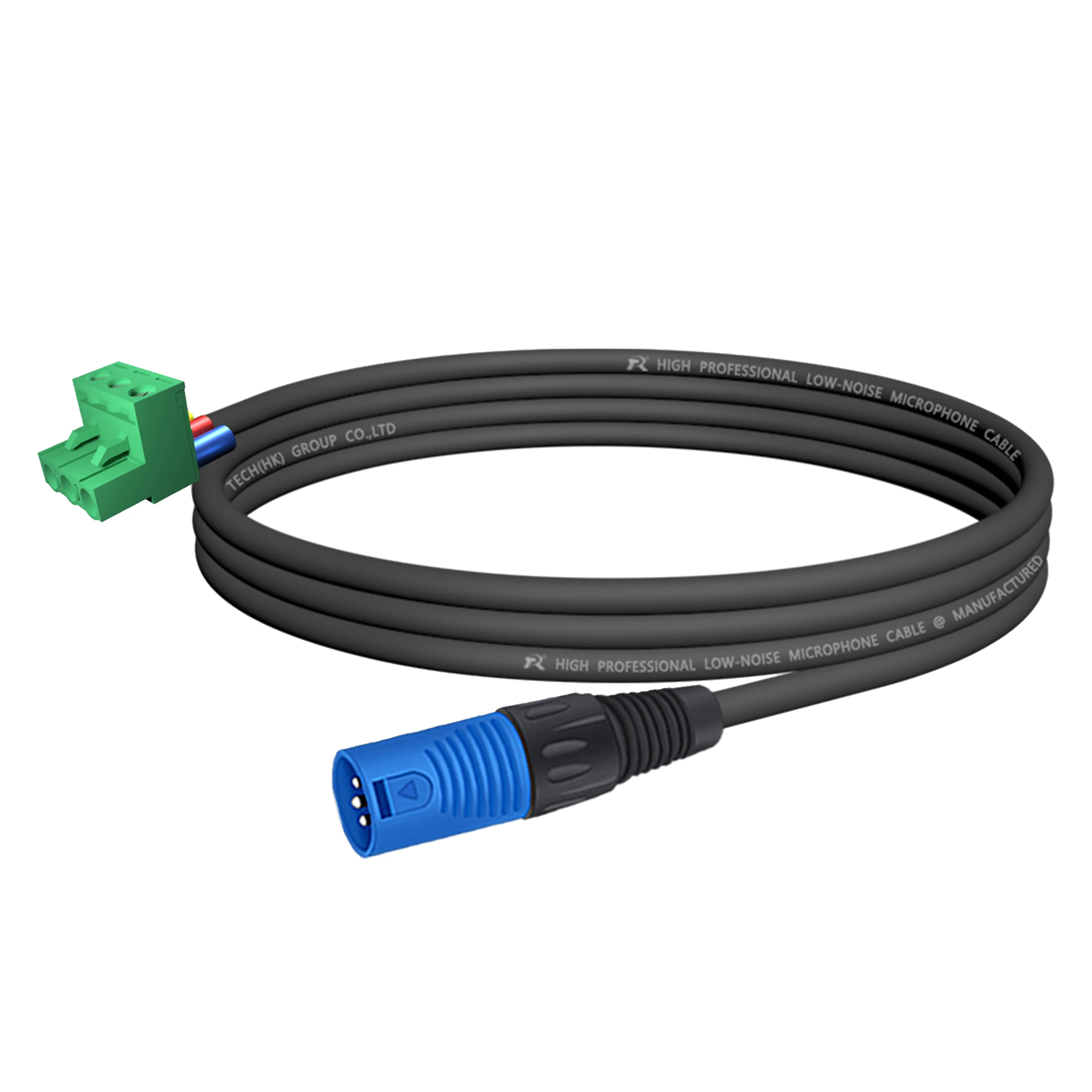 Lautsprechersystem, Bühnen-Soundverkabelung, Professionelle PCB-Montage Audioanschluss, 5,08mm 3-Pin Phoenix Terminal zu Geradem 3P XLR M/F Stecker – Detail 9