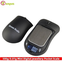 Newest 500g Mini Digital Jewellery Pocket Scale Portable Electronic Digital Scale Weigher Tea Weighing Tool With LCD Display