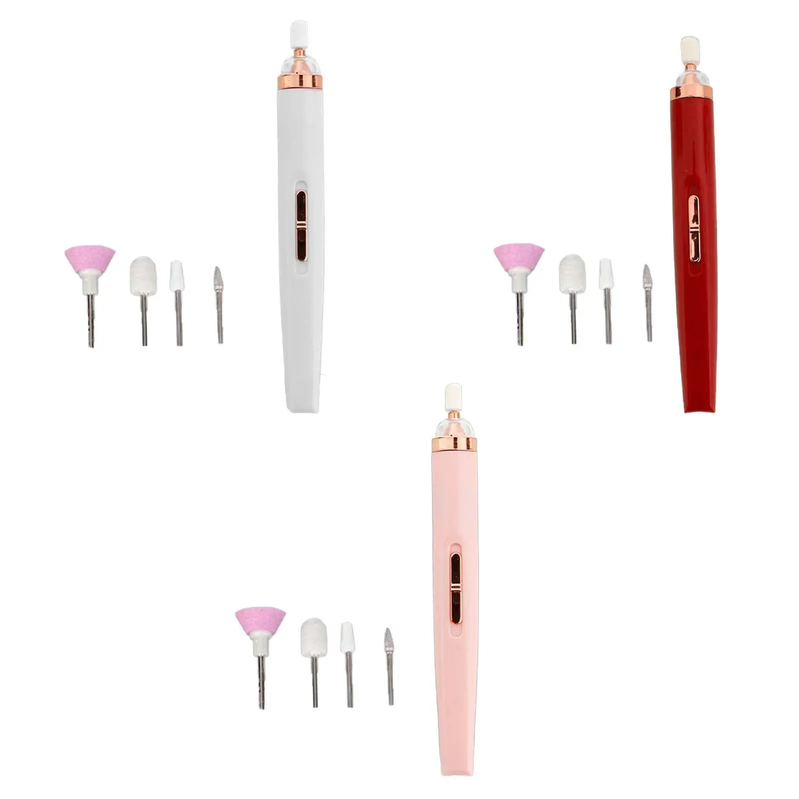 Cordless Electric Nail File for Trimming Acrylic Gel Nails Polish