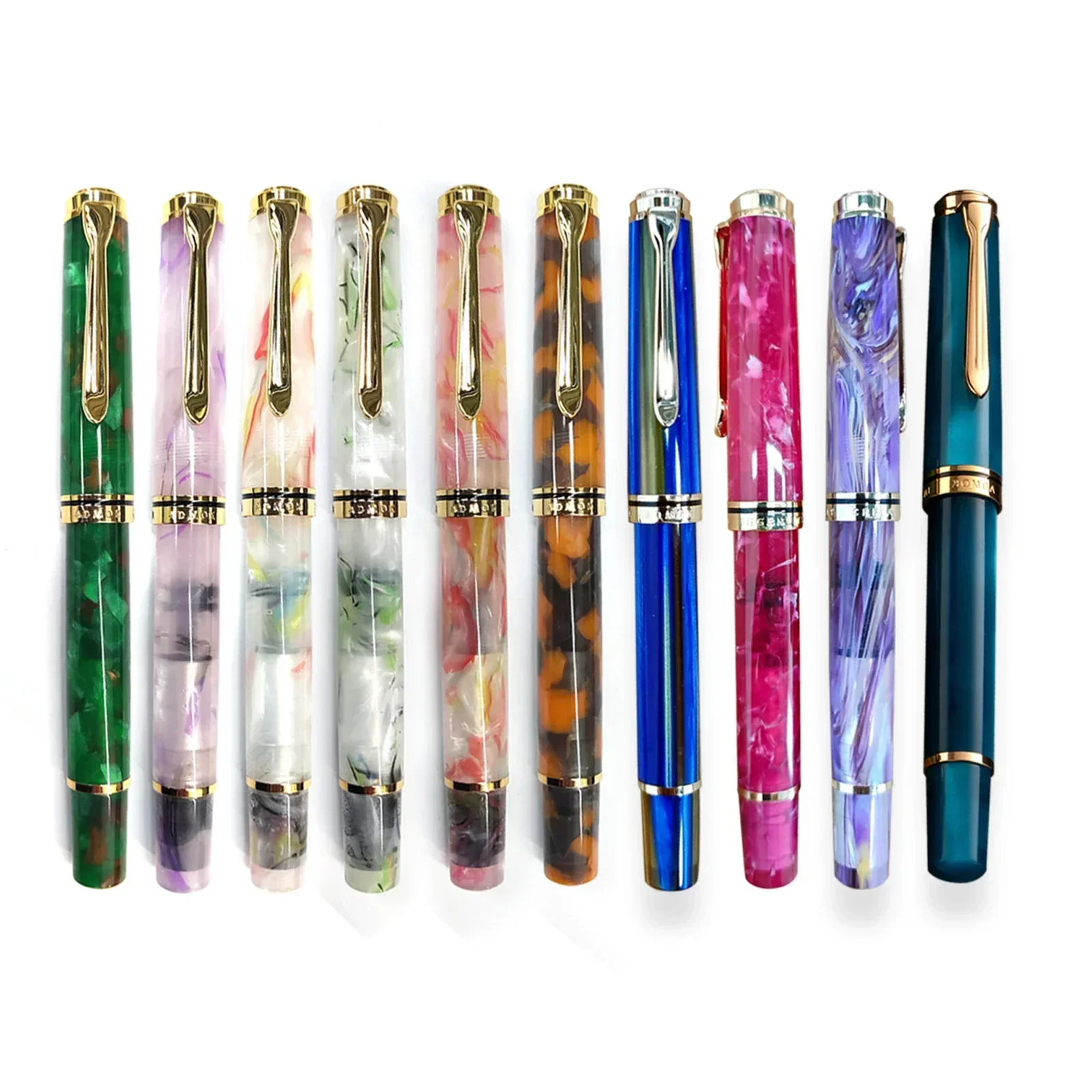 ADMOK M800 Fountain Pen Piston inking Schmidt Soft #6 F Nib Smooth writing ink pens for school office business gift pen